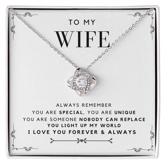 WIFE - You Are Unique - Message Card Necklace [W008NL]